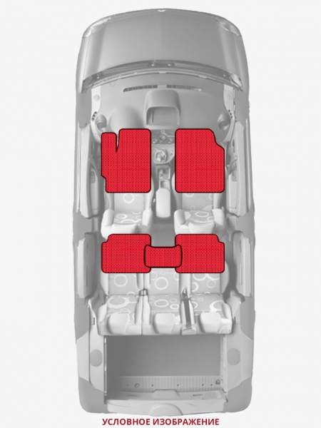 ЭВА коврики «Queen Lux» стандарт для Honda Elysion