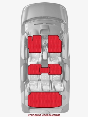 ЭВА коврики «Queen Lux» комплект для Chevrolet K5 Blazer (3G)
