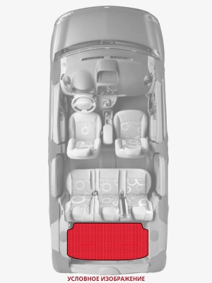 ЭВА коврики «Queen Lux» багажник для Honda Fit Aria